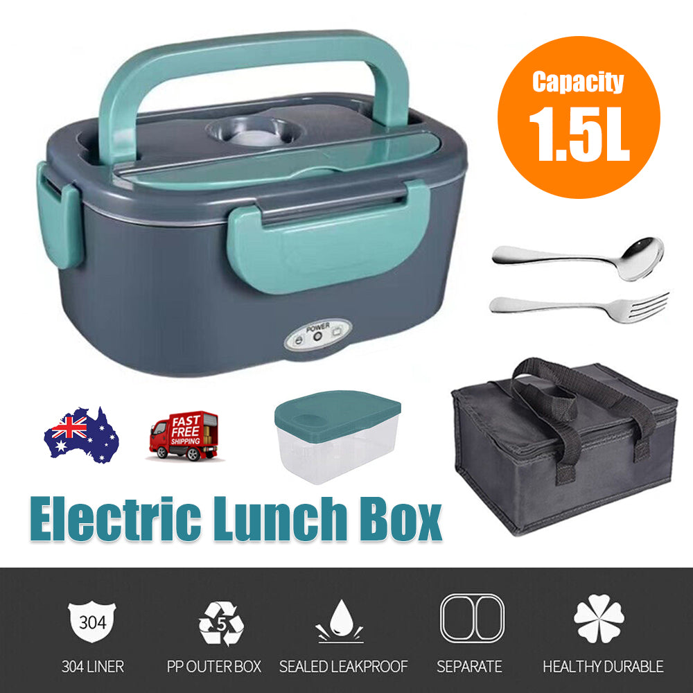 Electric Lunch Box Food Warmer Portable Leakproof Food Heater Car Home Picnic-Home &amp; Garden &gt; Kitchenware-PEROZ Accessories