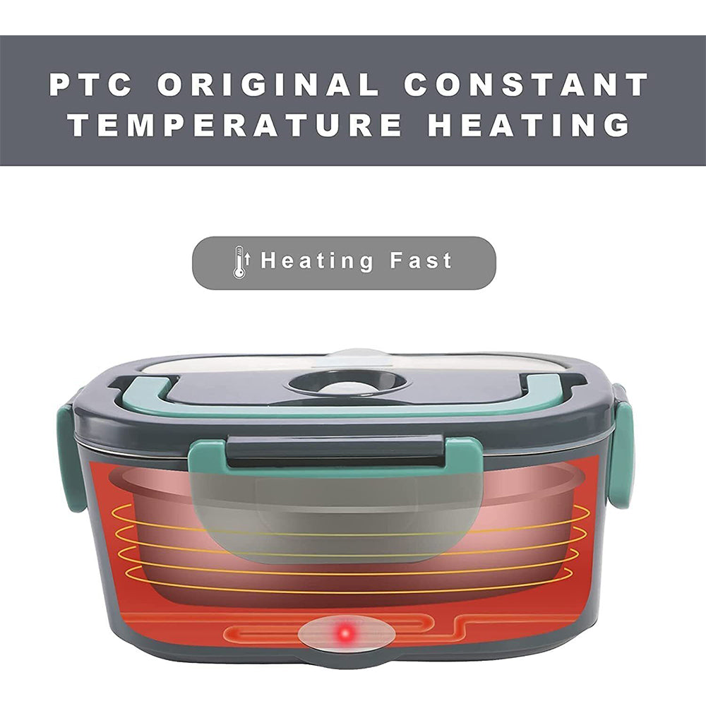 Electric Lunch Box Food Warmer Portable Leakproof Food Heater Car Home Picnic-Home &amp; Garden &gt; Kitchenware-PEROZ Accessories