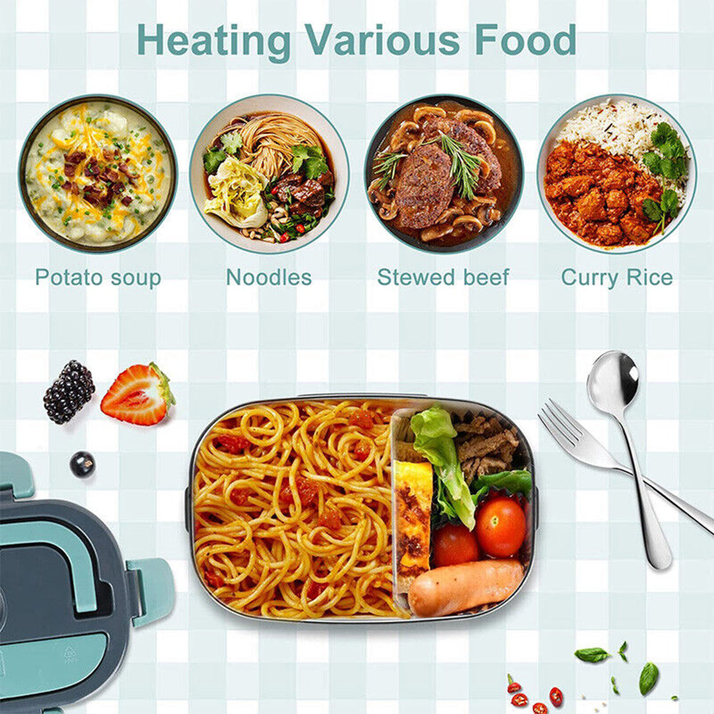 Electric Lunch Box Food Warmer Portable Leakproof Food Heater Car Home Picnic-Home &amp; Garden &gt; Kitchenware-PEROZ Accessories