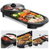 2-IN-1 Electric Hot Pot BBQ Oven Smokeless Non Stick Barbecue Hotpot Grill Pan-Home & Garden > BBQ-PEROZ Accessories