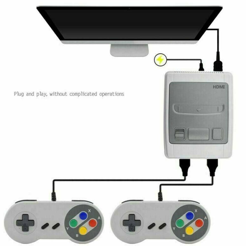 621-IN-1 Retro Classic Mini Handheld Game Console TV HDMI 2 Controller Gamepad-Gift &amp; Novelty &gt; Games-PEROZ Accessories