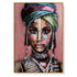 50cmx70cm African woman II Gold Frame Canvas Wall Art-Home & Garden > Wall Art-PEROZ Accessories