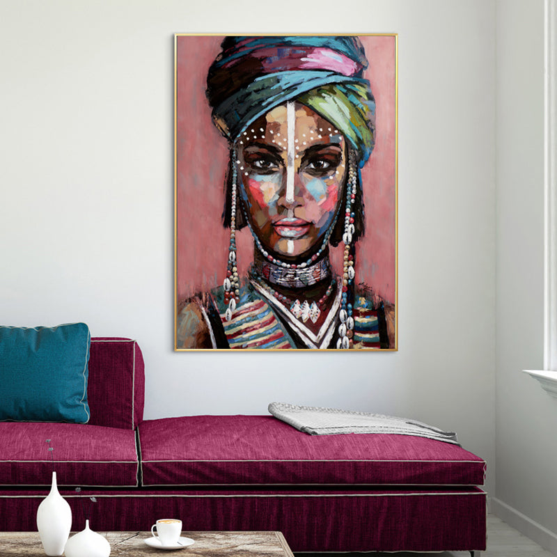 50cmx70cm African woman II Gold Frame Canvas Wall Art-Home &amp; Garden &gt; Wall Art-PEROZ Accessories