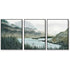 40cmx60cm Landscape 3 Sets Black Frame Canvas Wall Art-Home & Garden > Wall Art-PEROZ Accessories