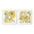 60cmx60cm Yellow Flowers American Style 2 Sets Gold Frame Canvas Wall Art-Home & Garden > Wall Art-PEROZ Accessories