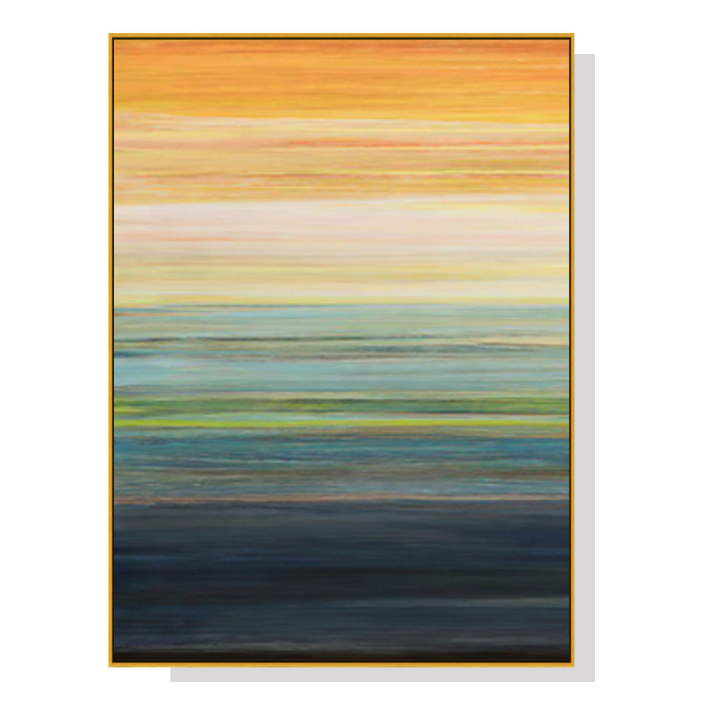 70cmx100cm The Magic Hour I Gold Frame Canvas Wall Art-Home &amp; Garden &gt; Wall Art-PEROZ Accessories