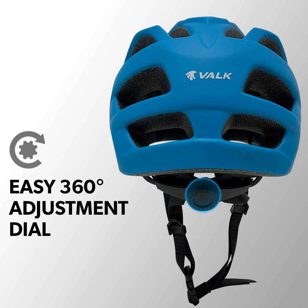 VALK Mountain Bike Helmet Small 54-56cm MTB Bicycle Cycling Safety Accessories-Sports &amp; Fitness &gt; Bikes &amp; Accessories-PEROZ Accessories