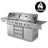 EuroGrille 9 Burner Outdoor BBQ Grill Barbeque Gas Stainless Steel Kitchen Commercial-Home & Garden > BBQ-PEROZ Accessories