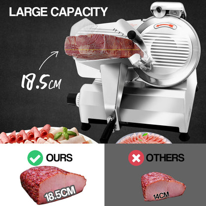 EuroChef Commercial 10 Meat Slicer Food Cutting Machine Electric Deli Shaver-Appliances &gt; Kitchen Appliances-PEROZ Accessories