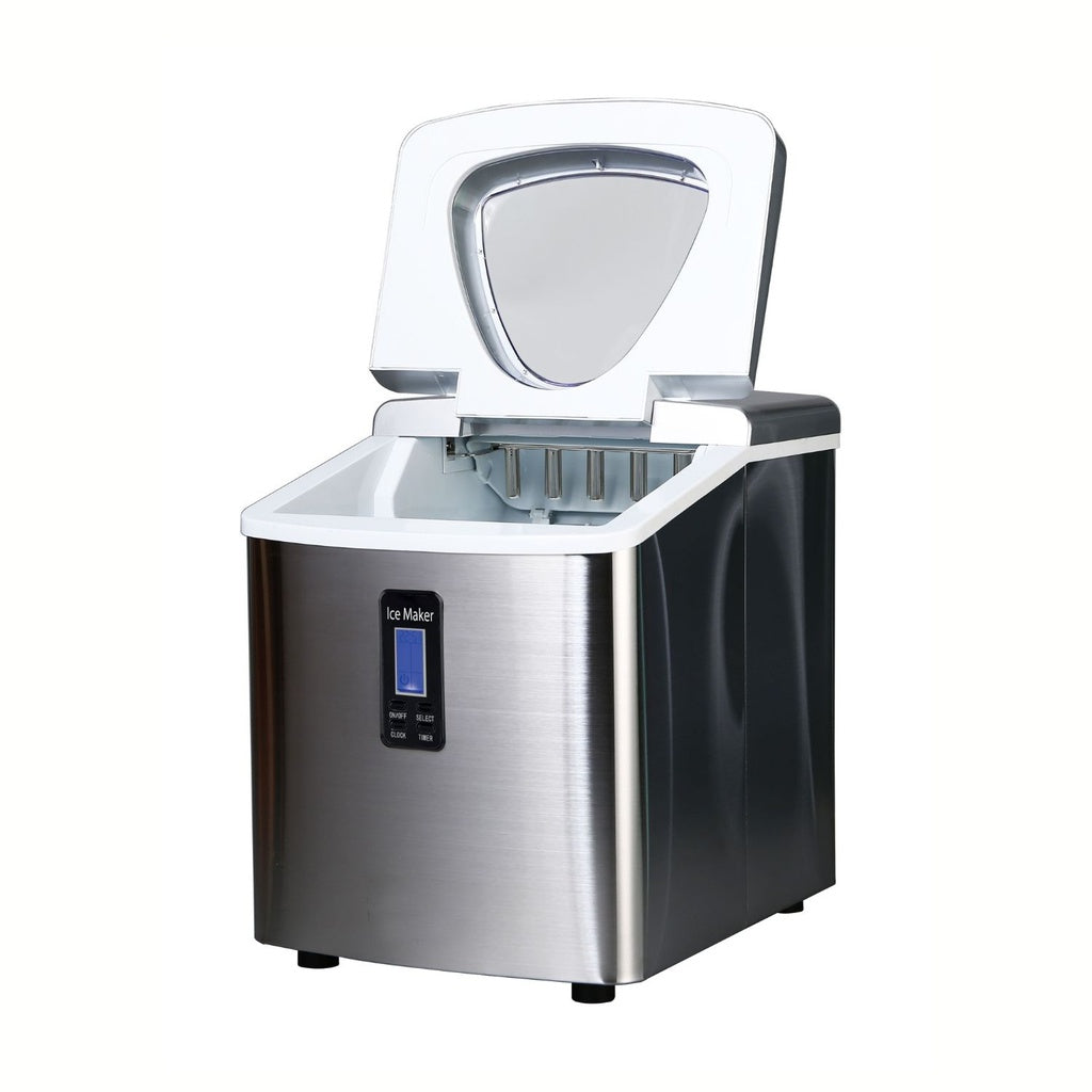 Miraklass Ice Maker Machine Stainless Steel 3.2L-Appliances &gt; Kitchen Appliances-PEROZ Accessories