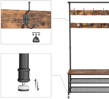 VASAGLE Coat Rack Stand HSR47BX-Furniture &gt; Living Room-PEROZ Accessories