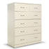 Sarantino Tallboy Dresser 6 Chest Of Drawers Cabinet 85 X 39.5 X 105 - White-Furniture > Living Room-PEROZ Accessories