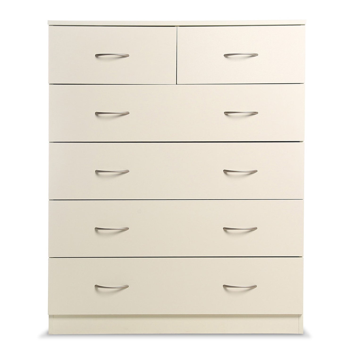 Sarantino Tallboy Dresser 6 Chest Of Drawers Cabinet 85 X 39.5 X 105 - White-Furniture &gt; Living Room-PEROZ Accessories