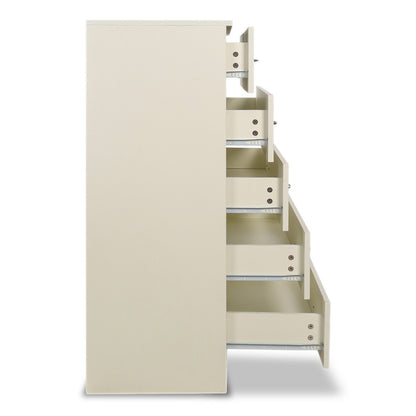 Sarantino Tallboy Dresser 6 Chest Of Drawers Cabinet 85 X 39.5 X 105 - White-Furniture &gt; Living Room-PEROZ Accessories