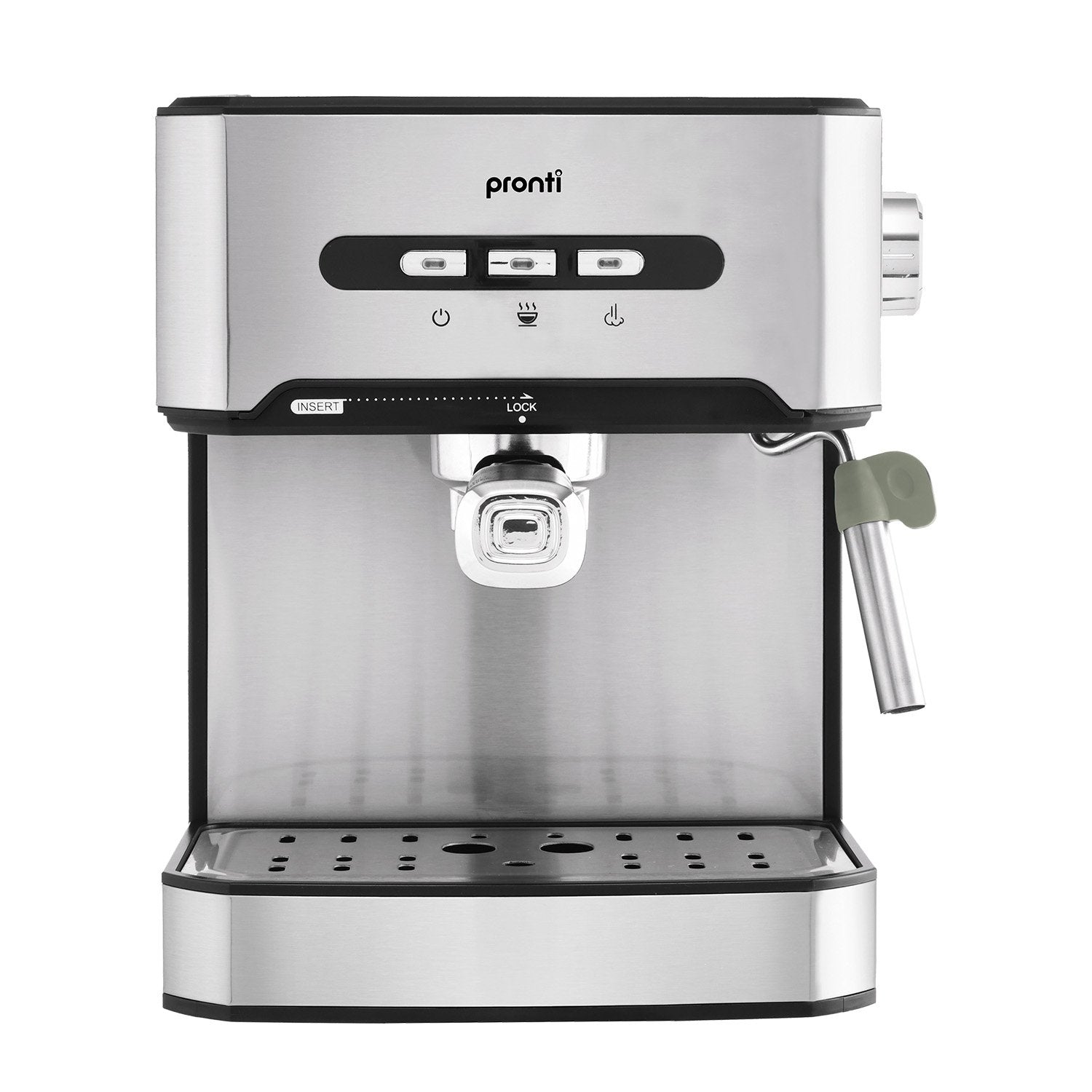 Pronti 1.6L Automatic Coffee Espresso Machine with Steam Frother-Appliances &gt; Kitchen Appliances-PEROZ Accessories