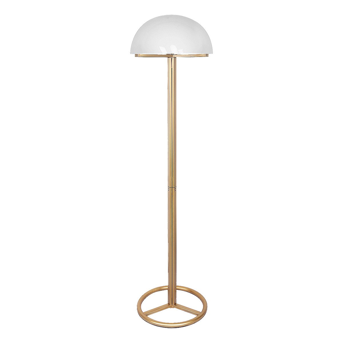 Sarantino Metal Floor Lamp with White Acrylic Shade by Sarantino-Home &amp; Garden &gt; Lighting-PEROZ Accessories