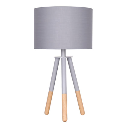 Sarantino Tripod Desk Lamp in Metal &amp; Wood Nordic Minimalist Light-Home &amp; Garden &gt; Lighting-PEROZ Accessories