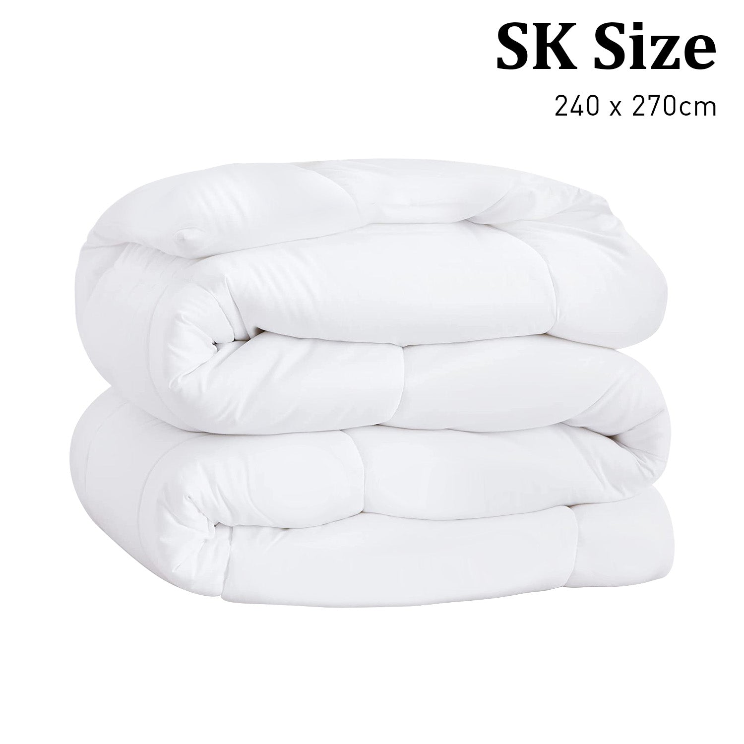 Laura Hill 700GSM Goose Down Feather Comforter Doona - Super King-Home &amp; Garden &gt; Bedding-PEROZ Accessories