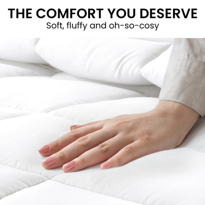 Laura Hill 700GSM Goose Down Feather Comforter Doona - Super King-Home &amp; Garden &gt; Bedding-PEROZ Accessories