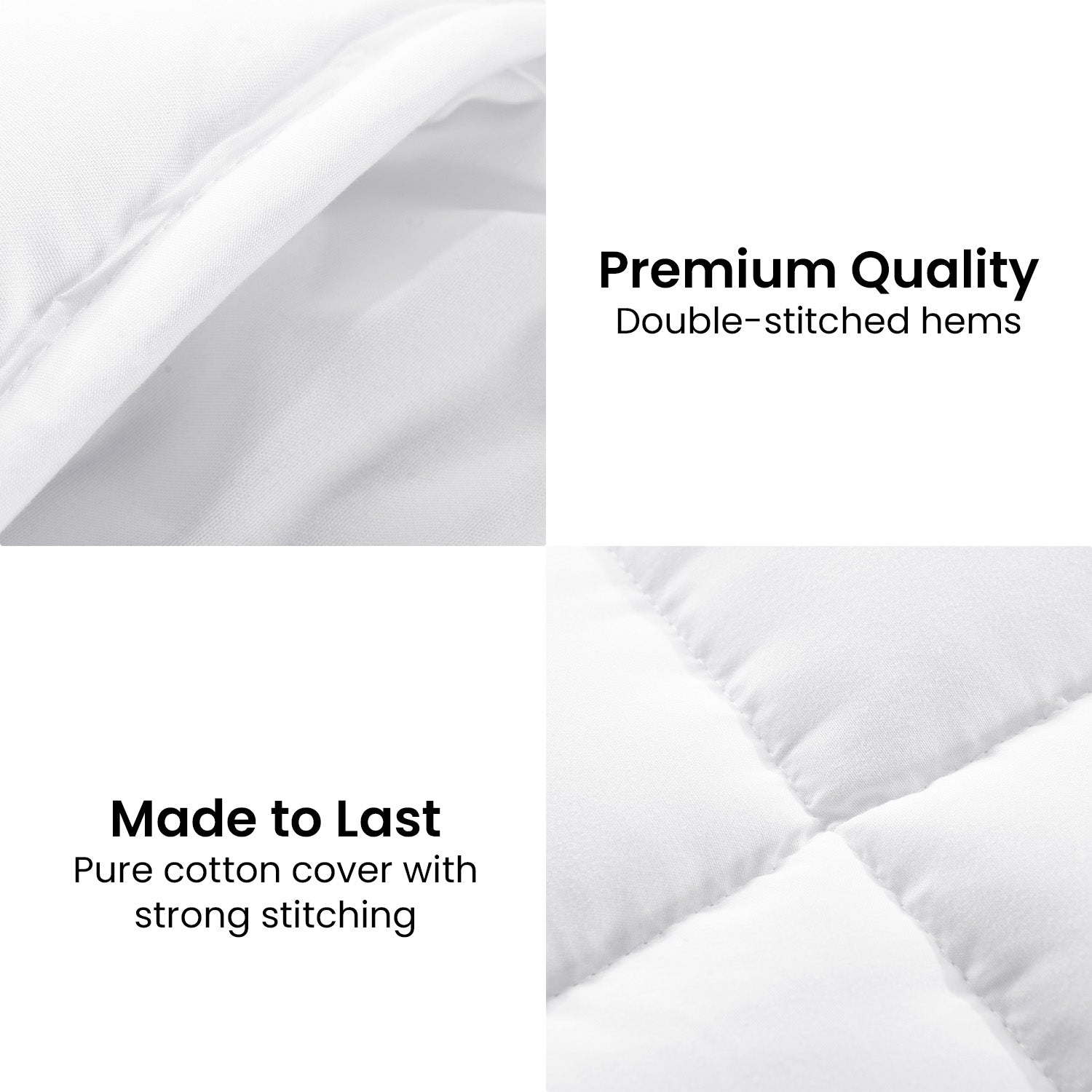 Laura Hill 700GSM Goose Down Feather Comforter Doona - Super King-Home &amp; Garden &gt; Bedding-PEROZ Accessories