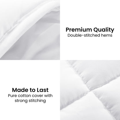 Laura Hill 700GSM Goose Down Feather Comforter Doona - Super King-Home &amp; Garden &gt; Bedding-PEROZ Accessories