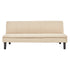 Sarantino 3 Seater Modular Faux Linen Fabric Sofa Bed Couch - Beige-Furniture > Sofas-PEROZ Accessories