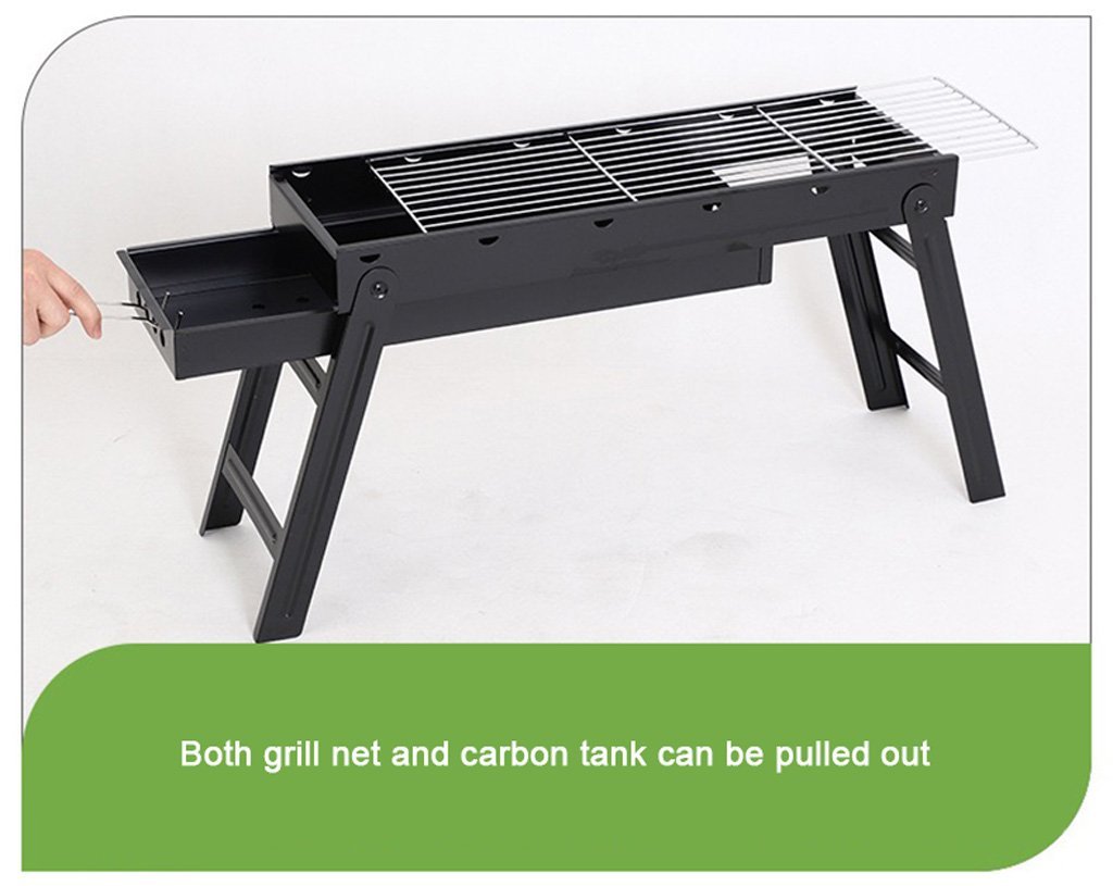 Foldable Portable BBQ Charcoal Grill Barbecue Camping Hibachi Picnic-Home &amp; Garden &gt; BBQ-PEROZ Accessories