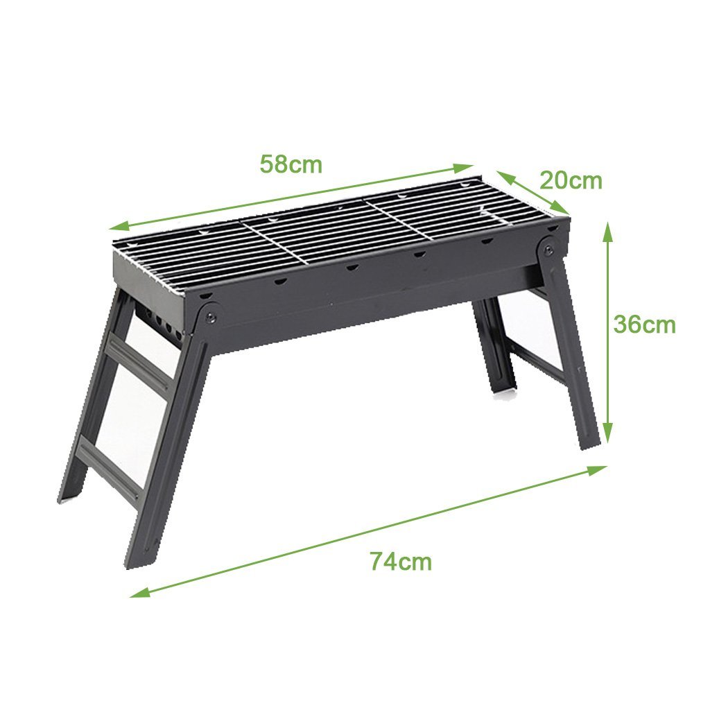 Foldable Portable BBQ Charcoal Grill Barbecue Camping Hibachi Picnic-Home &amp; Garden &gt; BBQ-PEROZ Accessories