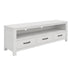 Foxglove ETU Entertainment TV Unit 166cm 3 Drawer Solid Mt Ash Wood - White-Entertainment Units-PEROZ Accessories