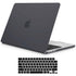 15 inch Air 2023 MacBook Air Matte Case A2941 M2 Chip Hard Shell Case Keyboard Cover Black-Electronics > Computer Accessories-PEROZ Accessories