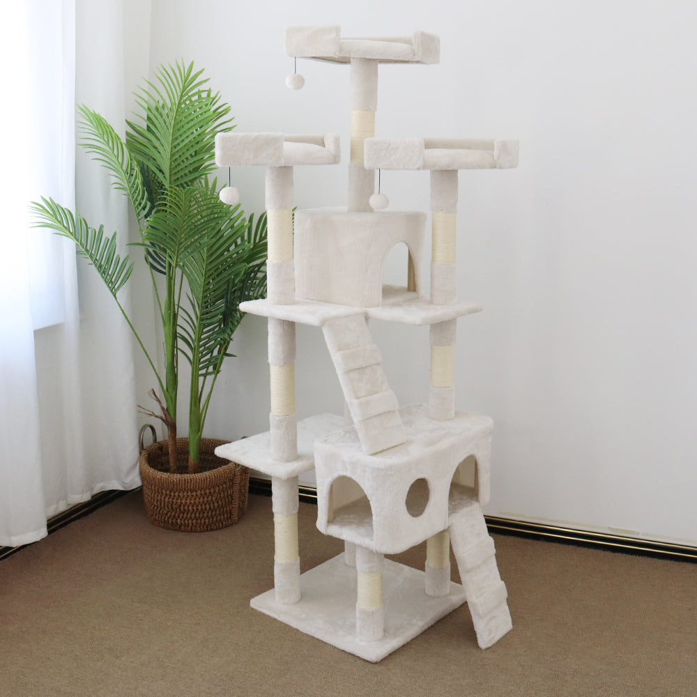 CATIO Tranquility Palace Scratching Post 50x50x171cm-Pet Care &gt; Toys-PEROZ Accessories