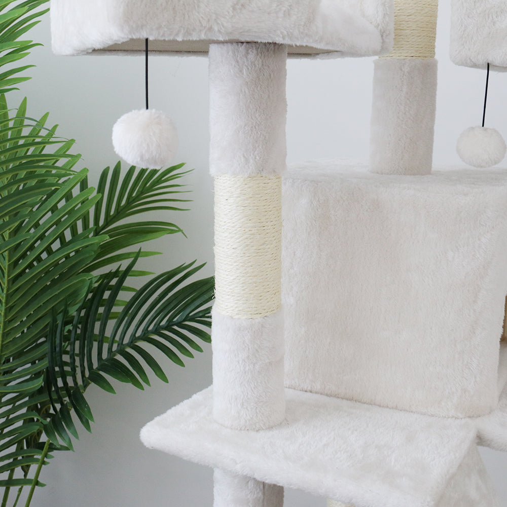 CATIO Tranquility Palace Scratching Post 50x50x171cm-Pet Care &gt; Toys-PEROZ Accessories