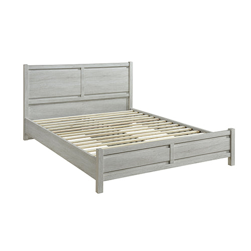 Queen Size Bed Frame Natural Wood like MDF in Oak Colour-Furniture &gt; Bedroom-PEROZ Accessories