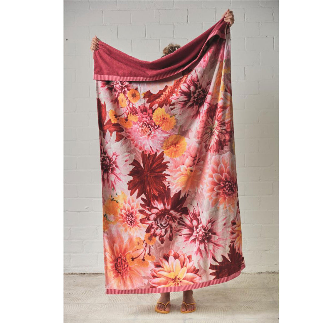 Bedding House Festival Multi Cotton Velour Beach Towel-Home &amp; Garden &gt; Bedding-PEROZ Accessories