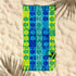 Rans Premium Cotton Jacquard Beach Towel Fish & Shell Blue-Home & Garden > Bathroom Accessories-PEROZ Accessories