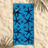 Rans Premium Cotton Jacquard Beach Towel Starfish Blue-Home & Garden > Bathroom Accessories-PEROZ Accessories