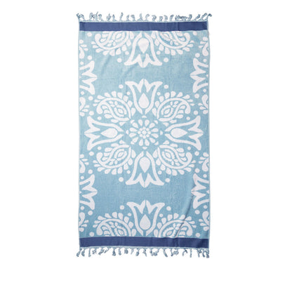 Rans Premium Cotton Jacquard Beach Towel Soho-Home &amp; Garden &gt; Bathroom Accessories-PEROZ Accessories