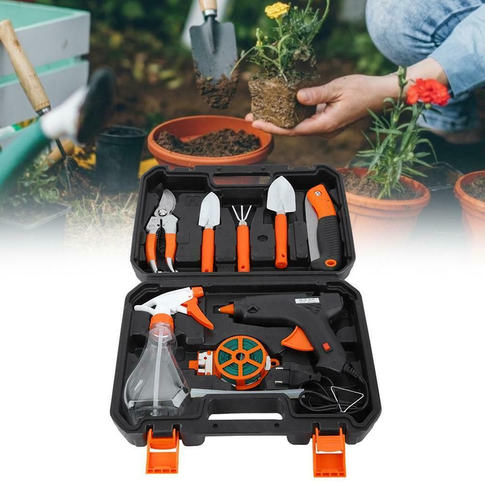 11 Pcs Garden Tools Set Gardening Shovel Rake Gardening Household Shovel Rake-Home &amp; Garden &gt; Garden Tools-PEROZ Accessories