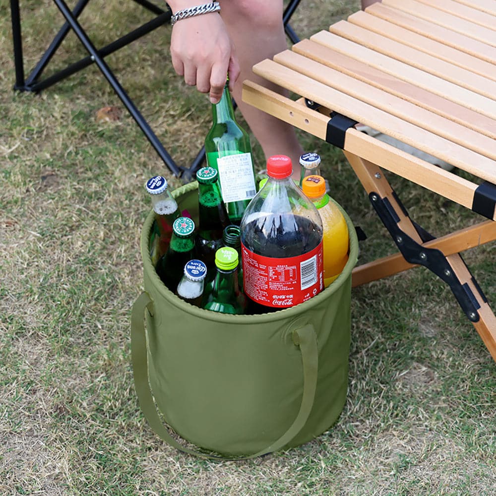 13L Travel Camping Folding Bucket Portable Barbecue Picnic Storage Fishing Bucket-Outdoor &gt; Camping-PEROZ Accessories