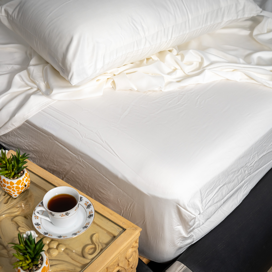 100% Lyocell Bedsheet Set King-Home &amp; Garden &gt; Bedding-PEROZ Accessories