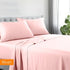 1200tc hotel quality cotton rich sheet set double blush-Home & Garden > Bedding-PEROZ Accessories