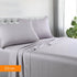 1200tc hotel quality cotton rich sheet set double silver-Home & Garden > Bedding-PEROZ Accessories