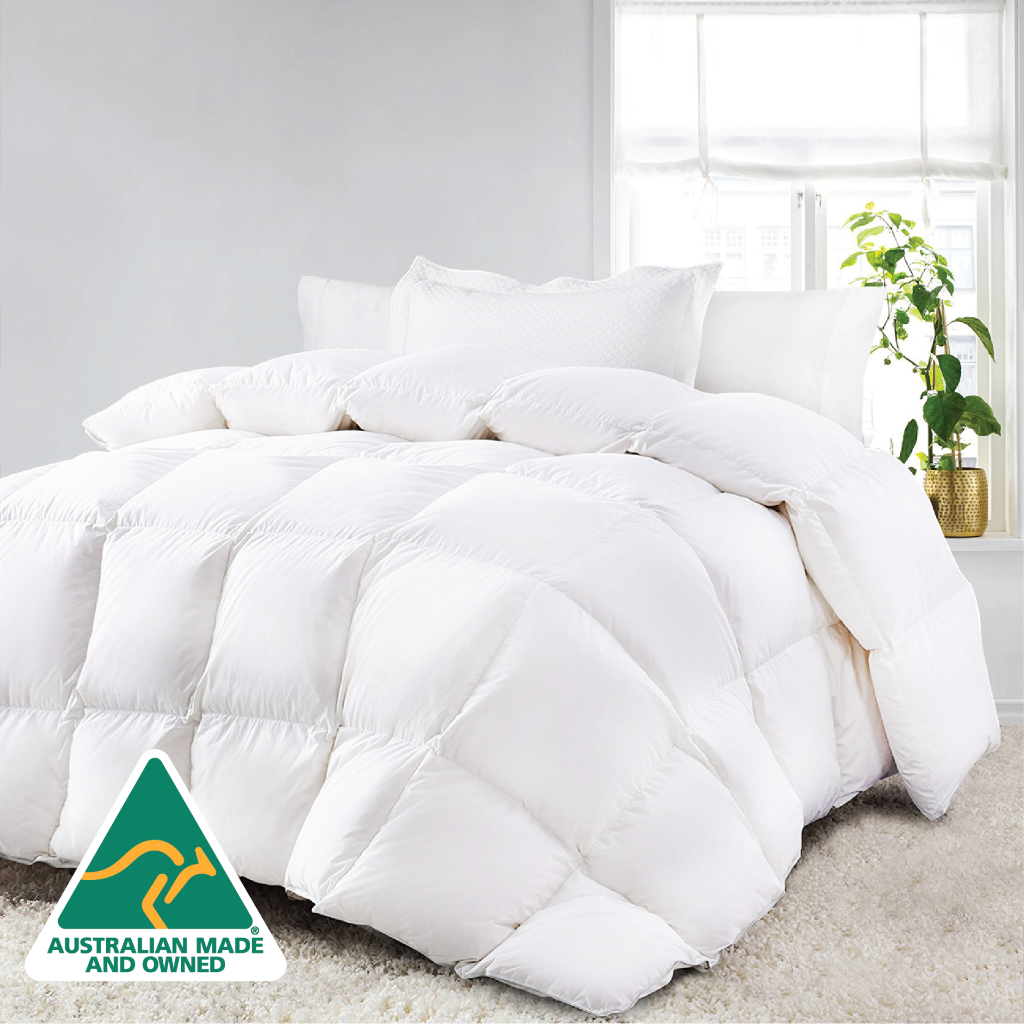 Luxor Ultra Warm Winter Microfibre Quilt 800GSM (King Single) (Made in Aus)-Home &amp; Garden &gt; Bedding-PEROZ Accessories