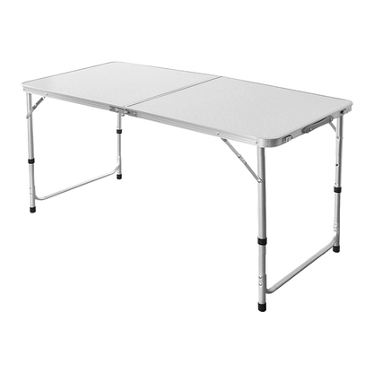 Aluminium Folding Table 120cm Portable Indoor Outdoor Picnic Party Camping Tables-Furniture &gt; Office-PEROZ Accessories