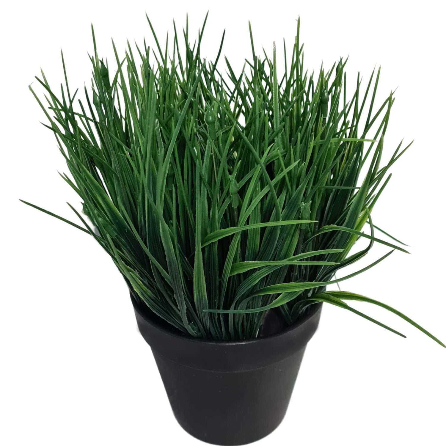 Artificial Ornamental Potted Dense Green Grass UV Resistant 30cm (Overstock Clearance)-Home &amp; Garden &gt; Artificial Plants-PEROZ Accessories