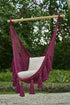 Deluxe Extra Large Mexican Hammock Chair in Outdoor Cotton Colour Maroon-Hammock-PEROZ Accessories