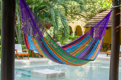 Outdoor undercover cotton Mayan Legacy hammock Family size Colorina-Hammock-PEROZ Accessories