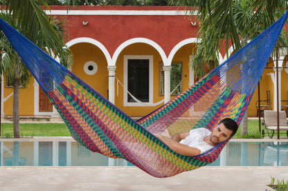 Outdoor undercover cotton Mayan Legacy hammock King size Mexicana-Hammock-PEROZ Accessories