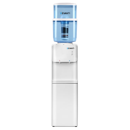 Devanti 22L Water Cooler Dispenser Top Loading Hot Cold Taps Filter Purifier Bottle-Appliances &gt; Kitchen Appliances-PEROZ Accessories