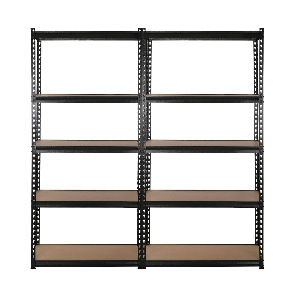 Giantz 4X1.8M Garage Shelving Warehouse Rack Storage Shelves Pallet Racking Black-Home &amp; Garden &gt; Green Houses-PEROZ Accessories